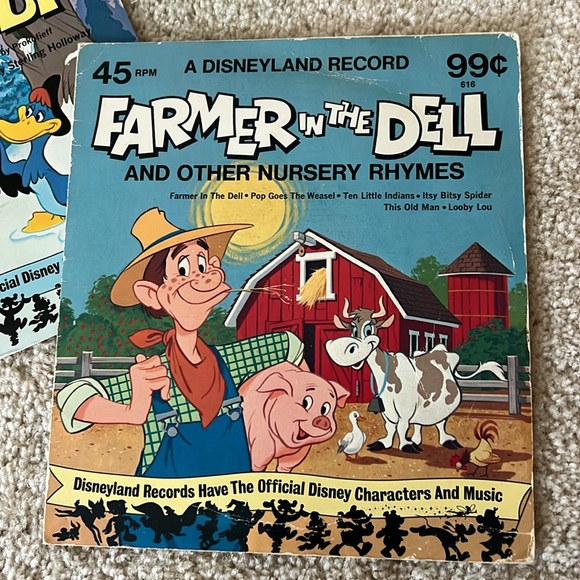 Walt Disney: The Jungle Boom, Peter and the Wolf, Farmer in the Dell Records - Picture 3 of 10